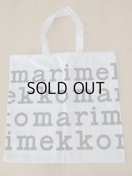 画像1: Marimekko マリメッコ ロゴ トートバッグ (1)