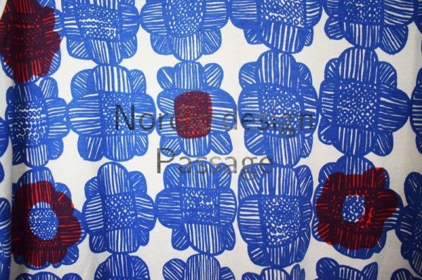 画像2: Marimekko マリメッコ チュニックワンピース Ipanema Blue  (2)