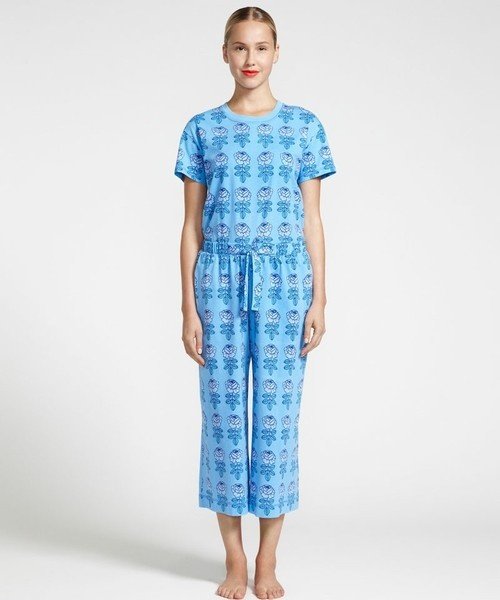 画像2: [日本未入荷] Marimekko マリメッコ Hilja ルームウエア Blue (2)