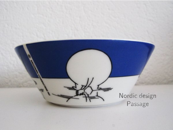 画像2: [廃盤] ARABIA アラビア ムーミン Moomintroll on ice  Bowl ボウル (2)