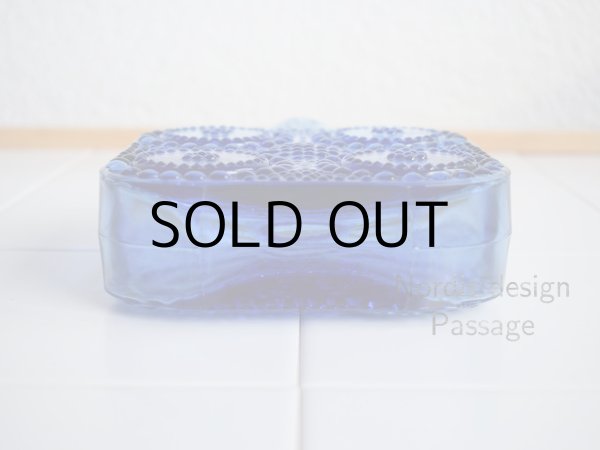 画像2: Riihimaen Lasi リーヒマエン ラシ　Nanny Still 　 Grapponia 　ボトル blue (2)