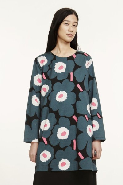 画像2: Marimekko マリメッコ  Taria / Pieni Unikko ワンピース (2)