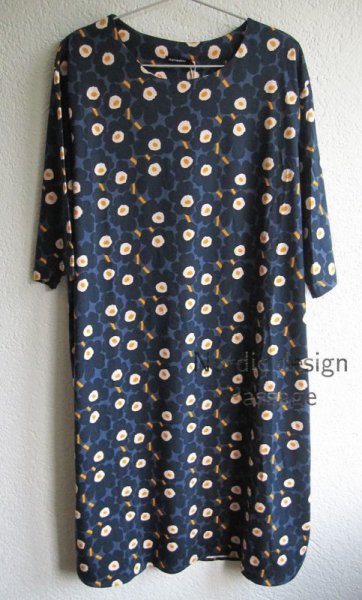 画像1: marimekko マリメッコ Unikko ウニッコ ワンピース Bella (1)
