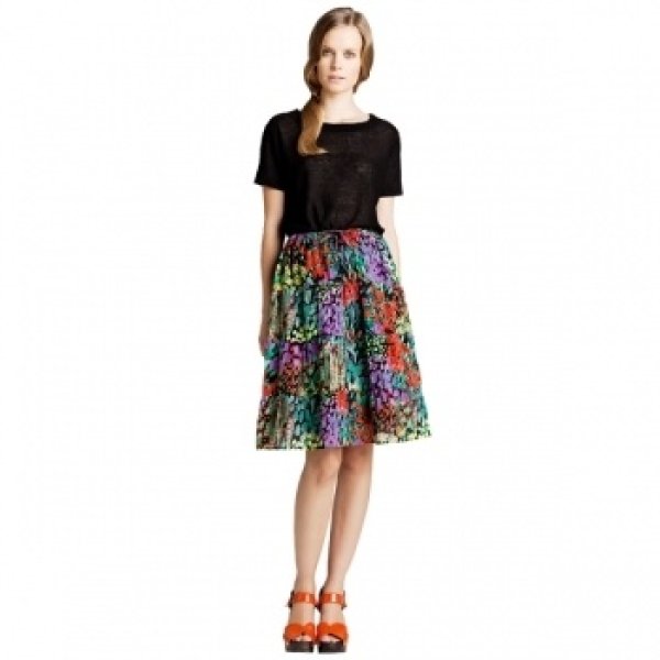 画像2: Marimekko マリメッコ  kukkameri クッカメリ Kesa  スカート (2)