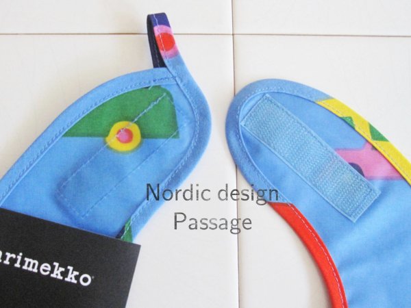 画像3: marimekko マリメッコ BoBoo ベビースタイ blue (3)