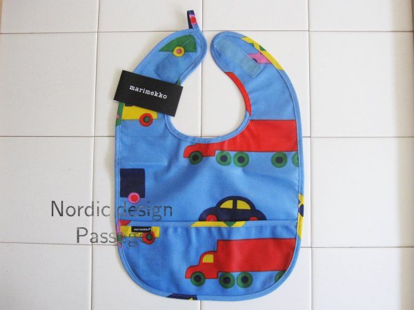 画像2: marimekko マリメッコ BoBoo ベビースタイ blue (2)