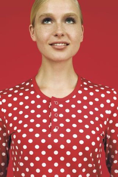 画像6: Marimekko マリメッコ  pallopaita トップス  Red  (6)