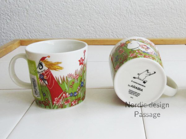画像4: 廃盤 ARABIA アラビア ムーミンマグ  Midsummer 2016年 サマー限定マグ   (4)