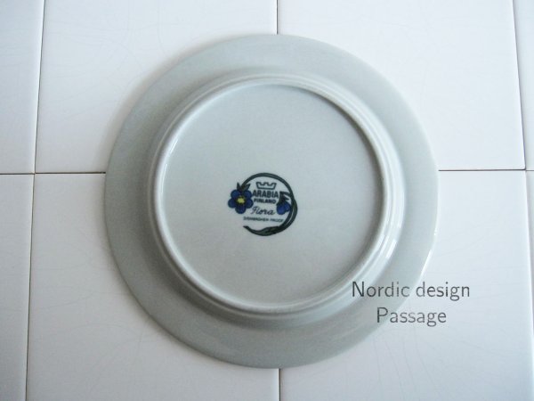 画像2: ARABIA アラビア Flora フローラ プレート 20cm 006 (2)