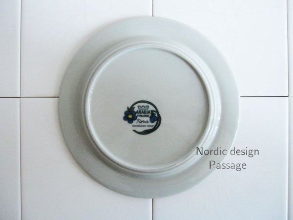 画像2: ARABIA アラビア Flora フローラ プレート 20cm 004 (2)