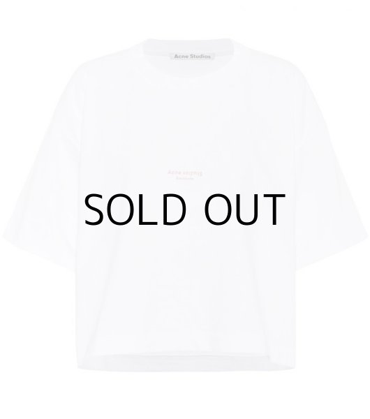 画像7: Acne アクネ   Cylea クロップド  Tシャツ -ピンクAcneロゴ-  ホワイト size:XS (7)