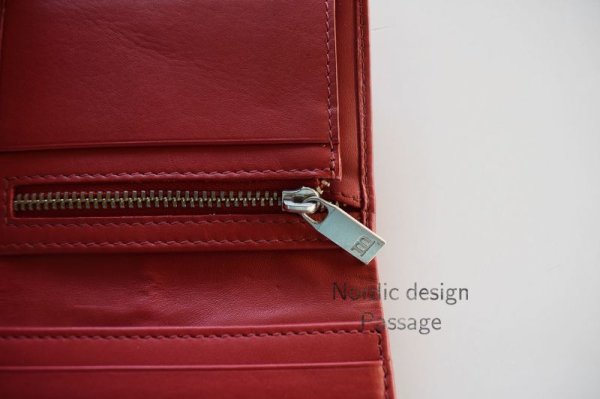 画像2: marimekko マリメッコ Katri 財布 Red レッド (2)