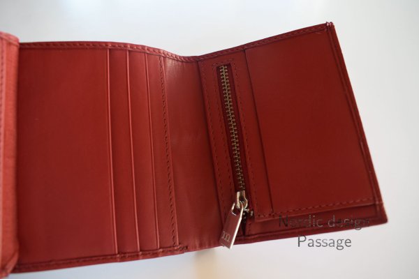 画像3: marimekko マリメッコ Katri 財布 Red レッド (3)