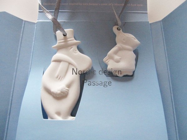 画像5: 廃盤 ARABIA アラビア ムーミン 2012年 クリスマス限定 オーナメント2個 set  (5)