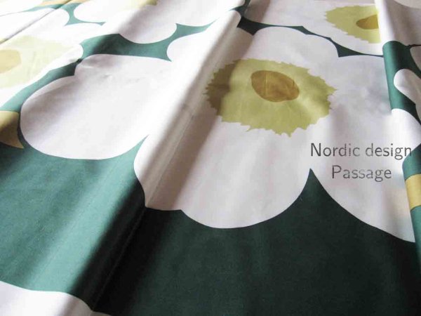 画像2: [廃盤] marimekko Unikko ウニッコ  ファブリック ストックマン限定 Fabric (2)