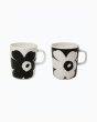 画像1: Marimekko マリメッコ Juhla Unikko ウニッコ Mug 2個set 限定マグ  (1)