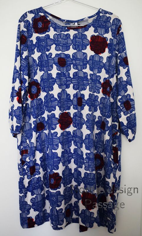 Marimekko マリメッコ チュニックワンピース Ipanema Blue - Nordic Design Passage