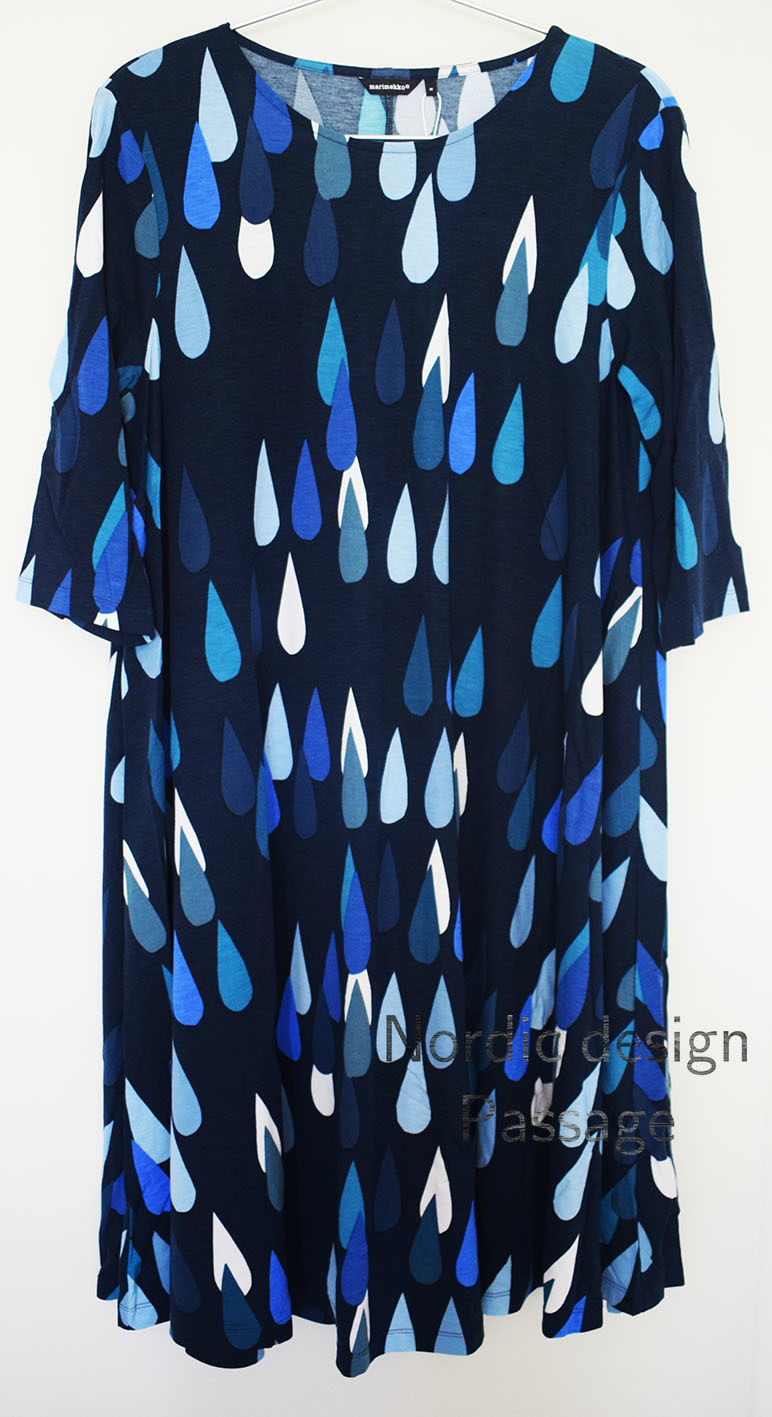 hizume_Yからご覧下さいmarimekko Pisaroi マリメッコ 雫ワンピース 雨