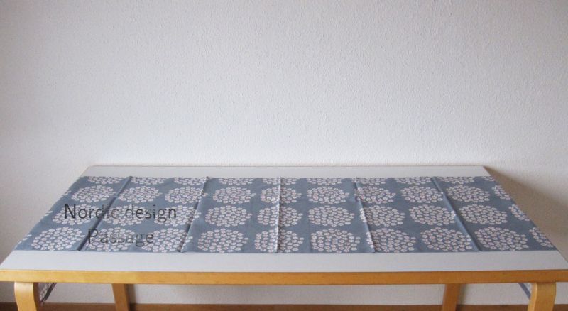 [フィンランド限定] Marimekko マリメッコ テーブルランナー puketti プケッティ 53×200 Nordic